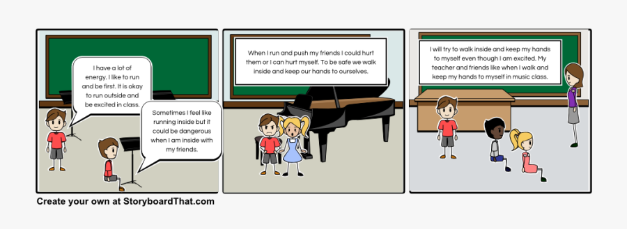 Play Clipart Keep Your Hand To Yourself - Cartoon, Transparent Clipart