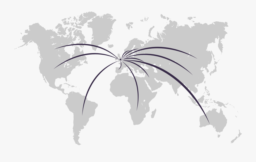 Map - World Map, Transparent Clipart