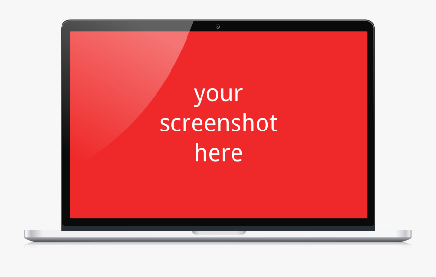 Notebook Mockup Clip Arts - Laptop Png For Mockup, Transparent Clipart