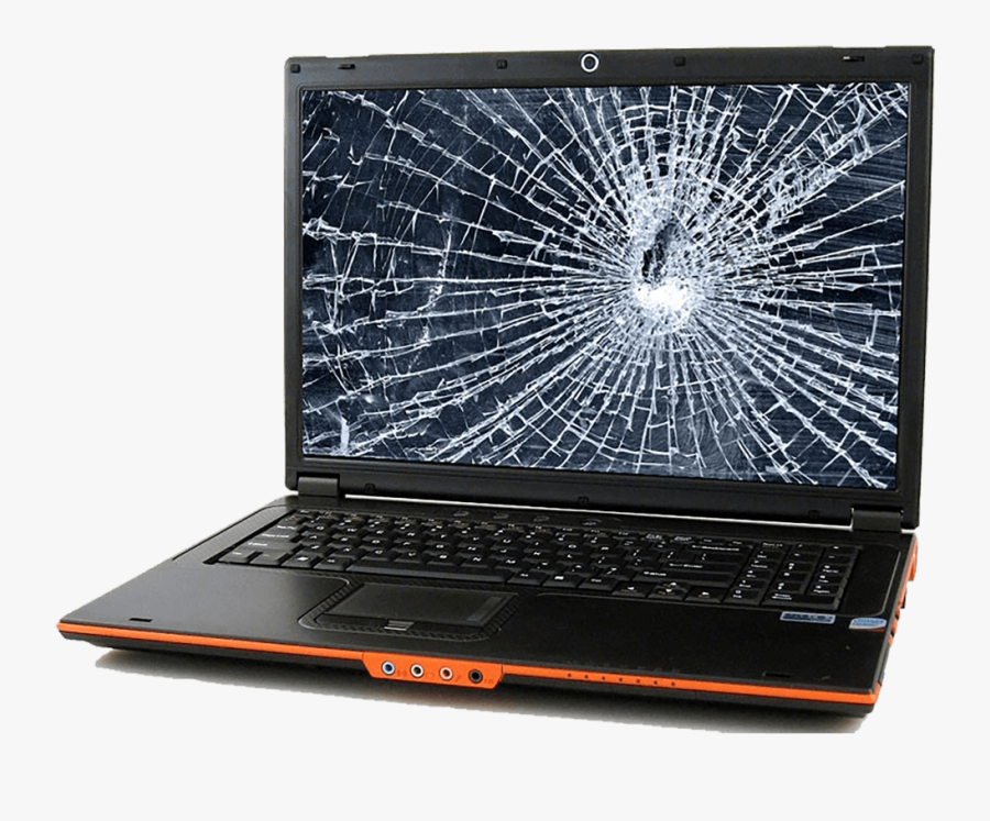 Computer Laptop Screen Repair - Broken Laptop Screen, Transparent Clipart