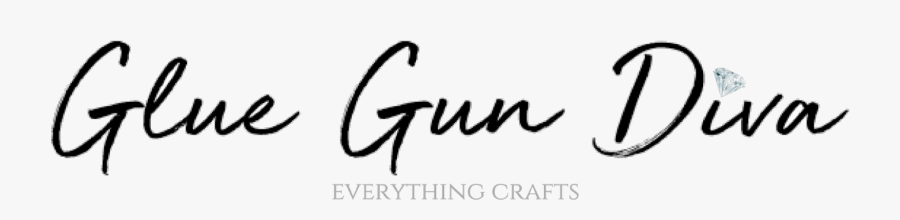 Glue Gun Diva - Calligraphy, Transparent Clipart