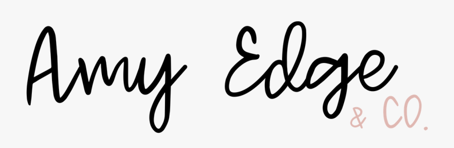 Amy Edge - Calligraphy, Transparent Clipart
