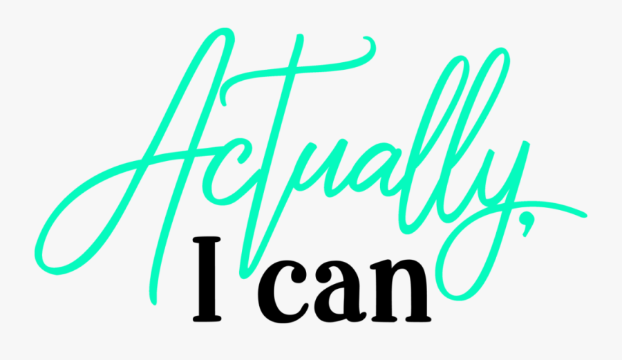 Script Typeface, Transparent Clipart