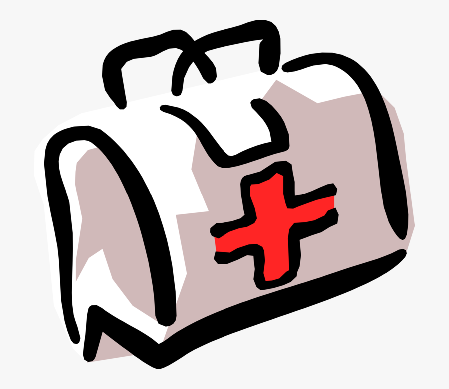 Vector Illustration Of Medical Bag For Doctors, Nurses, - Nurse Equipment Png, Transparent Clipart