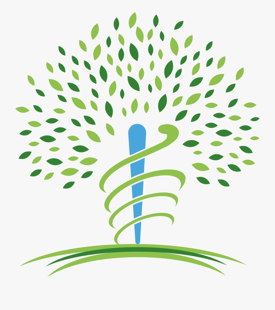 Woodland Tree Logo, Transparent Clipart
