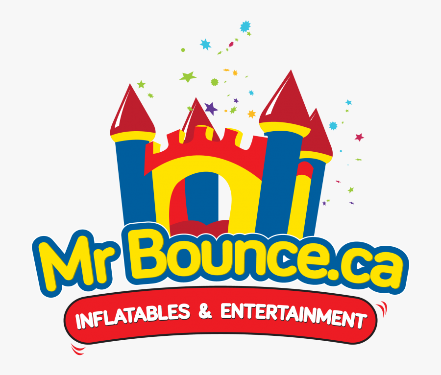 Mr - Bounce - Bouncy Castle Festival Logo, Transparent Clipart