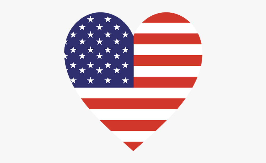 American Flag Heart Vector , Free Transparent Clipart - ClipartKey