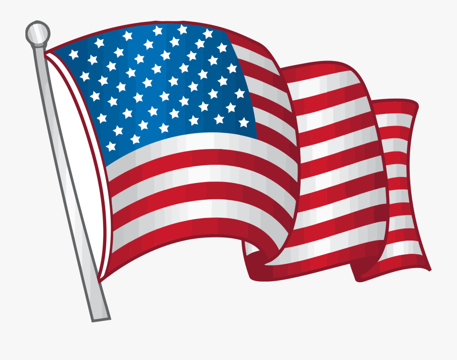 American Flag Clipart, Transparent Clipart