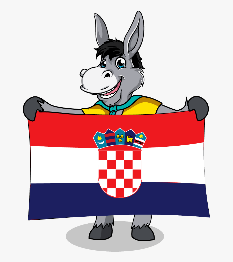 Balkan Flags Croatia - Croatia Flag To Color, Transparent Clipart