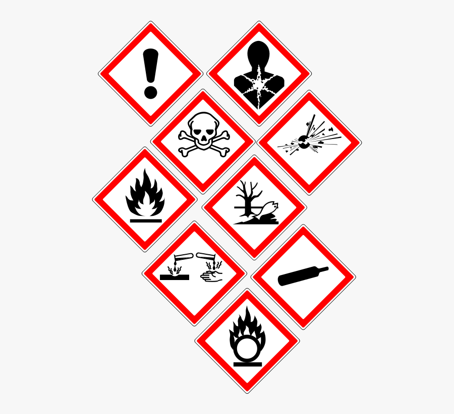 Chemical Hazards, Transparent Clipart