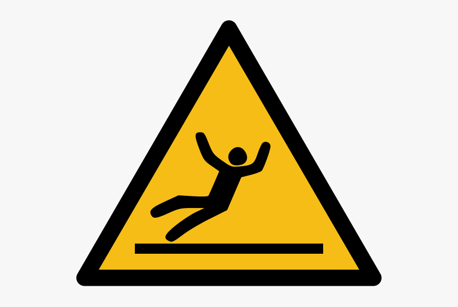 Falls Medical - Wet Floor Warning Sign, Transparent Clipart