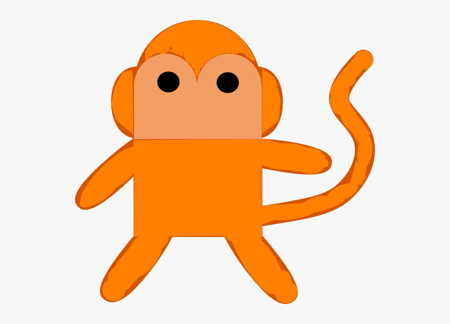 Monkey Svg Clip Arts - Monkey Clip Art, Transparent Clipart