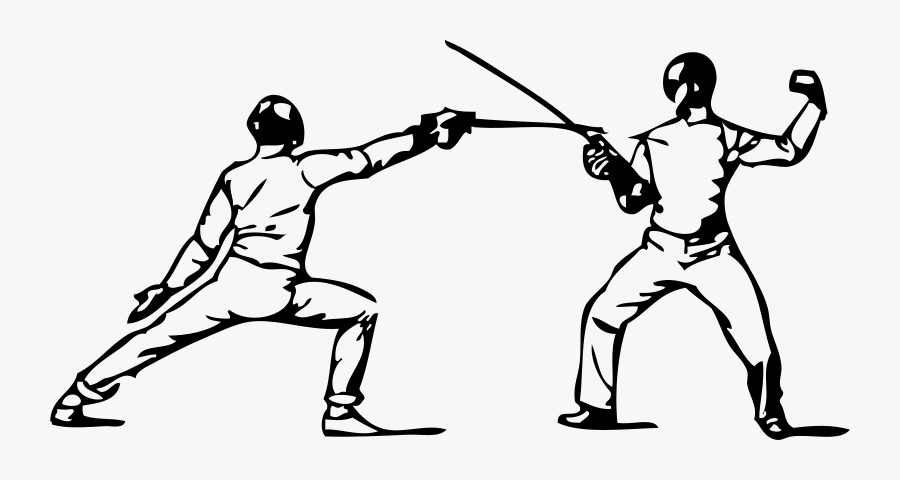 Parry Of Quarte - Fencing Clipart, Transparent Clipart