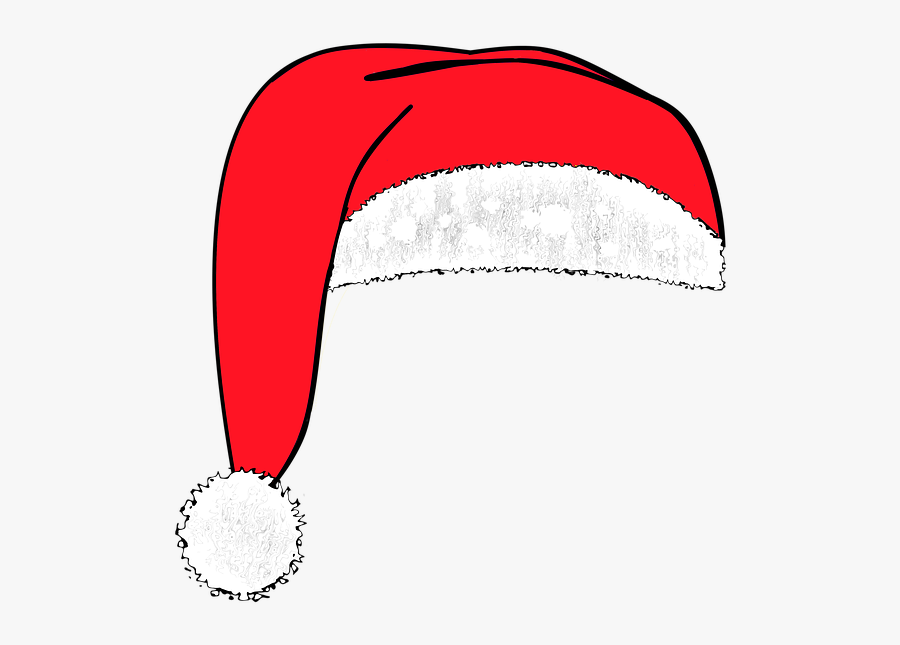 Santa Hat, Santa Claus, Cap, Red, Nicholas - Noel Baba Şapkası Png, Transparent Clipart