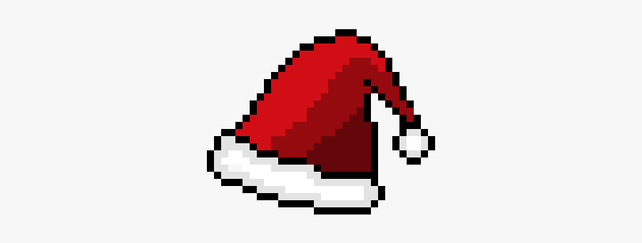 Santa Hat Pixel Art Free Transparent Clipart Clipartkey