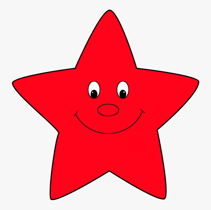 Red Star Cartoon - Blue Star Cartoon Png, Transparent Clipart