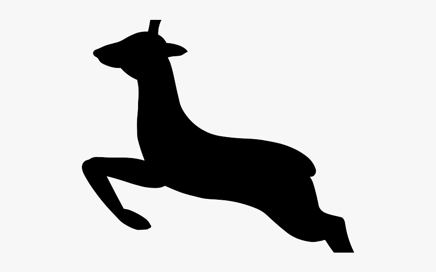 Warning Deer Sign, Transparent Clipart