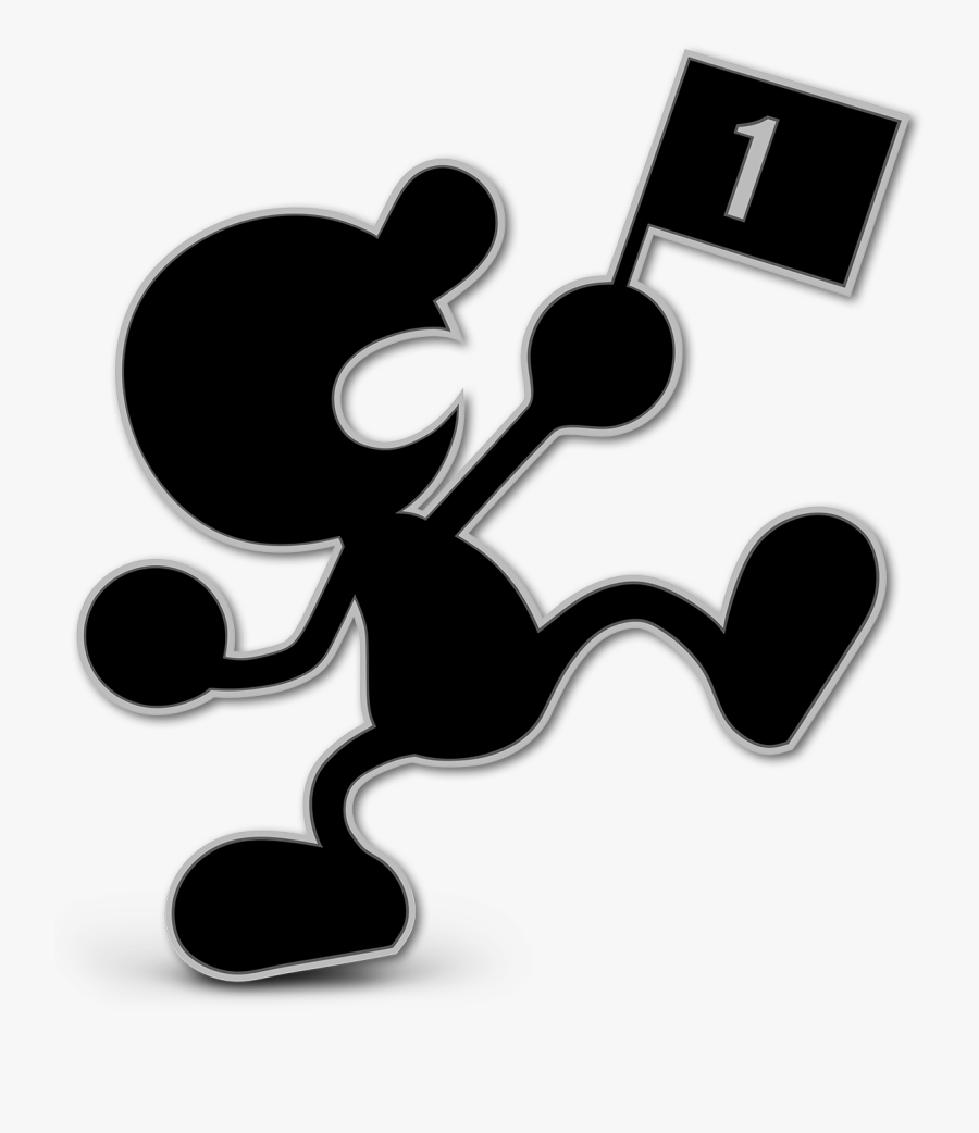 Game And Watch Ultimate - Super Smash Bros Ultimate Mr Game And Watch, Transparent Clipart