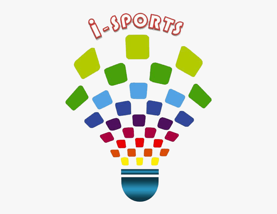 I Sports - Shuttlecock Vector, Transparent Clipart