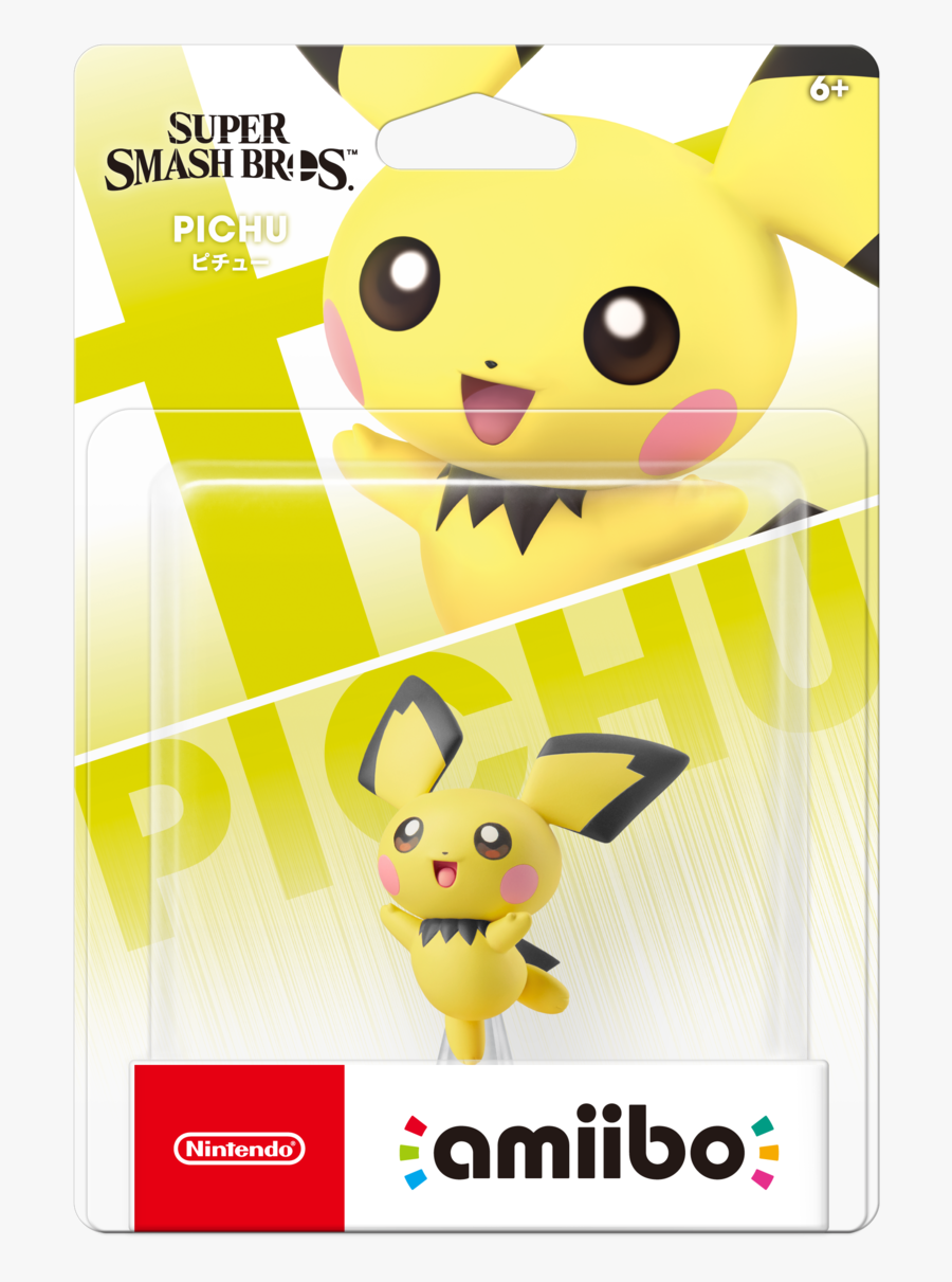 Gallery Image - Super Smash Bros Pichu Amiibo, Transparent Clipart