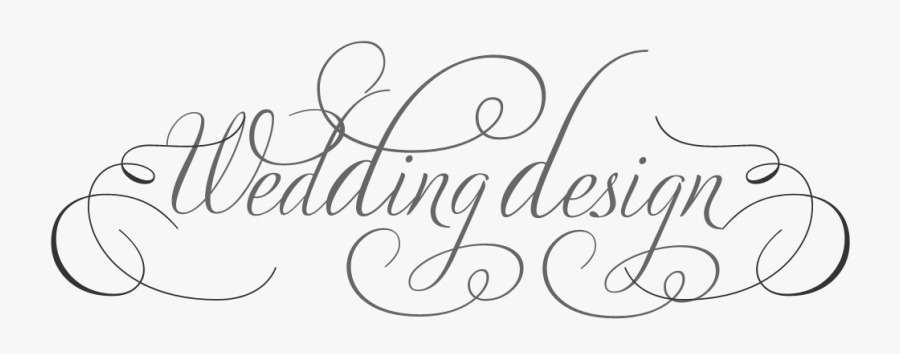 Wedding Design Logo - Calligraphy, Transparent Clipart