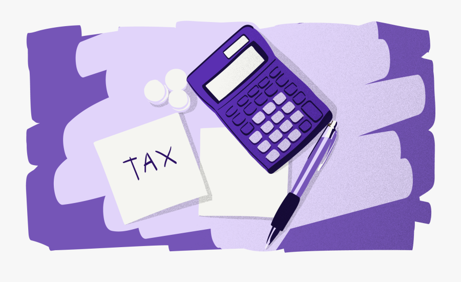 Vat For Freelancers Basics - Purple Tax, Transparent Clipart