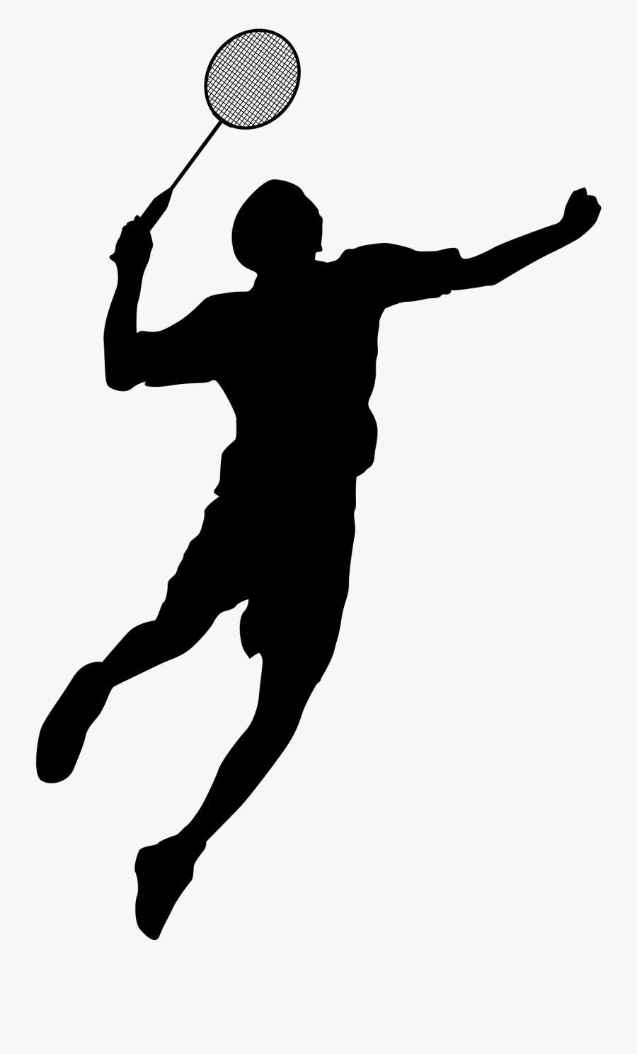 Badminton Shuttlecock Sport - Badminton Silhouette, Transparent Clipart