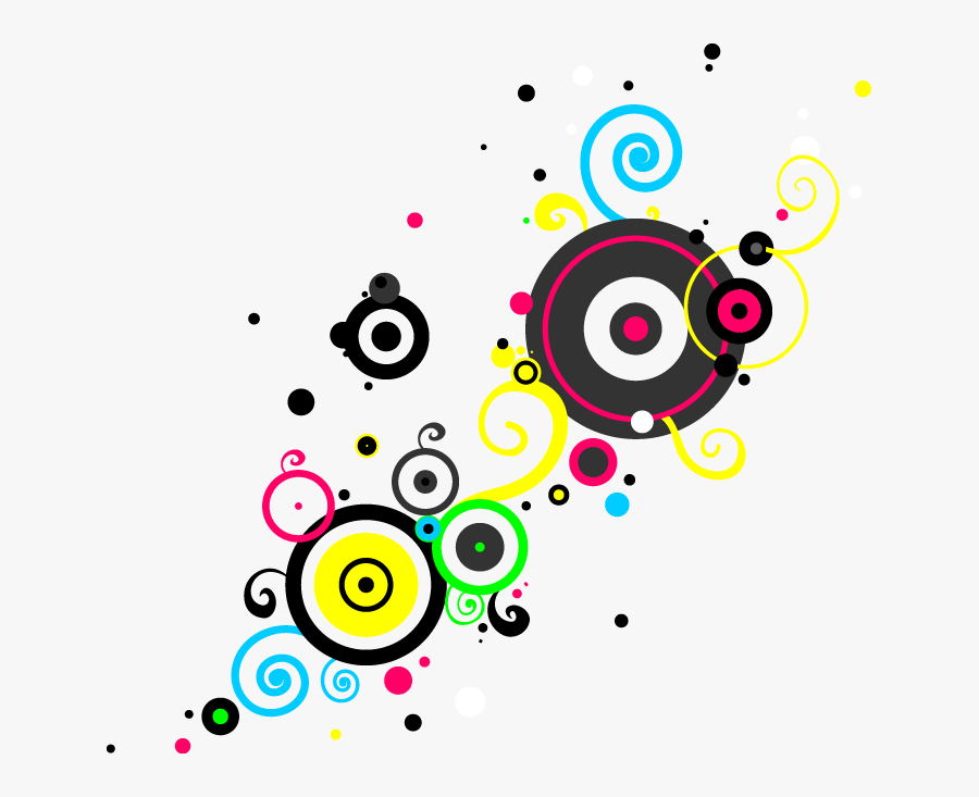 Photography Clip Art - Free Colorful Circles Clipart, Transparent Clipart