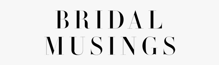 Bridalmusings Logo 1, Transparent Clipart