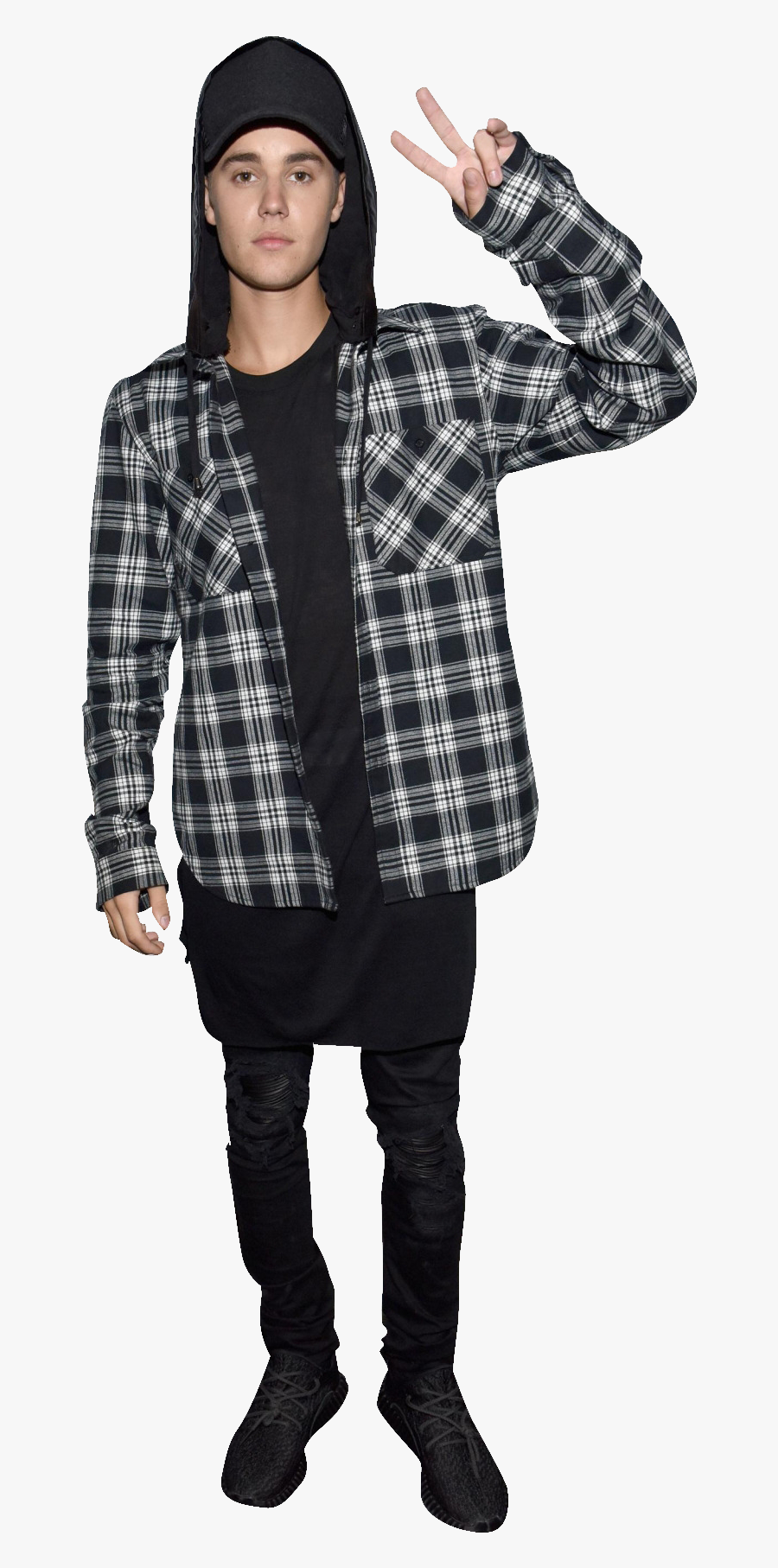 Justin Bieber Posing Png Image - Justin Bieber Rick Owens, Transparent Clipart