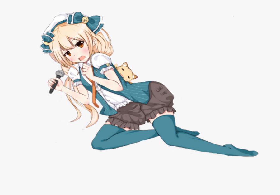 Anime Singer Render By Watashiwamai - Anime Girl Singer Png, Transparent Clipart