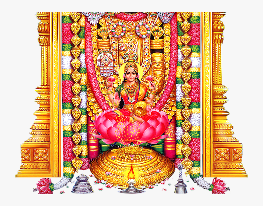 Lord Venkateswara Png - Lord Venkateswara With Lakshmi, Transparent Clipart