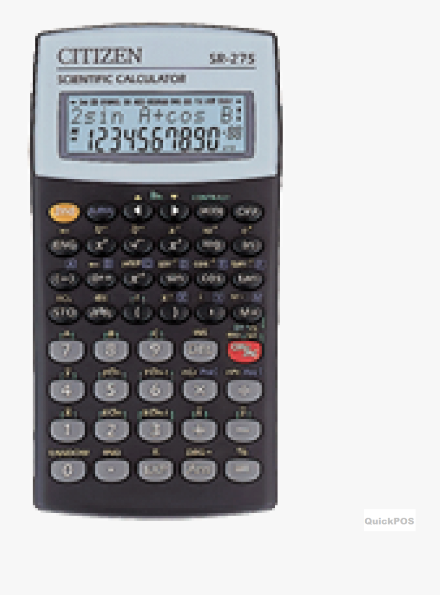 Scientific Calculator Png Transparent Hd Photo - Citizen Brand Scientific Calculator, Transparent Clipart