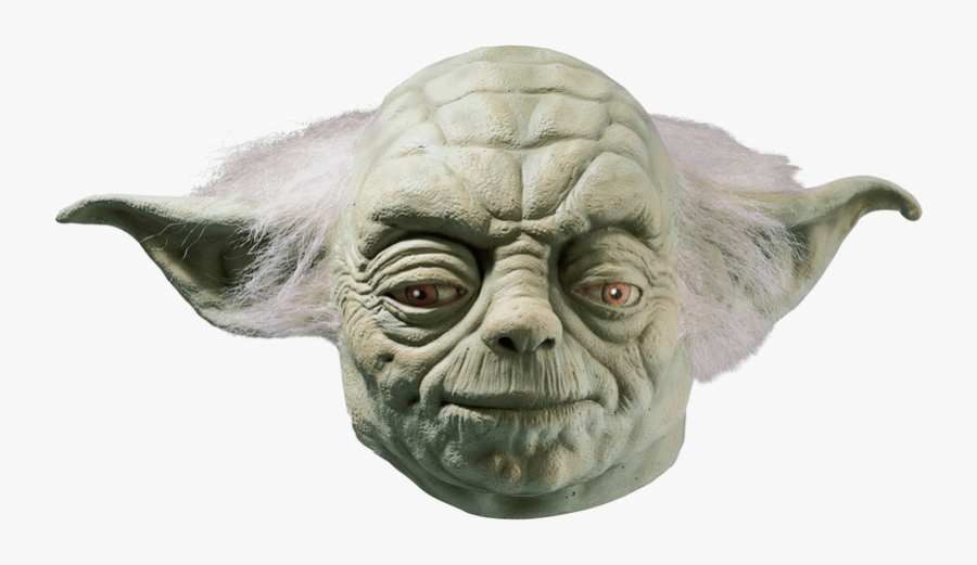 Yoda Latex Mask Costume Star Wars - Master Yoda Masks, Transparent Clipart