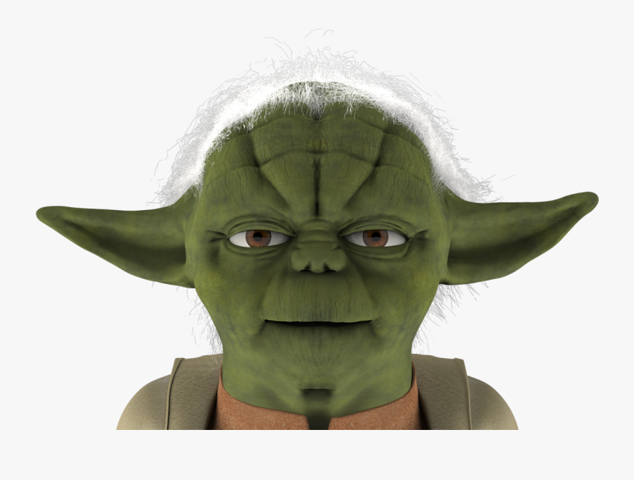 Yoda Rendering Low Poly Jedi Character - Yoda, Transparent Clipart
