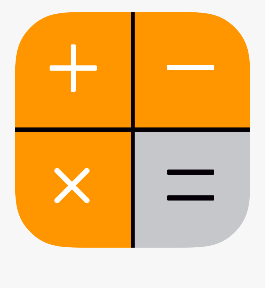 Calculator Icon Png Image - Calculator Symbol On Iphone, Transparent Clipart