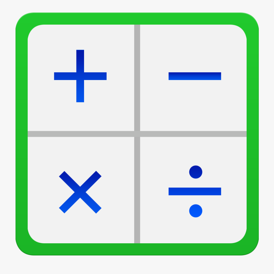 Calculator Icon Galaxy S6 Png Image - Calculator S6 Icon, Transparent Clipart