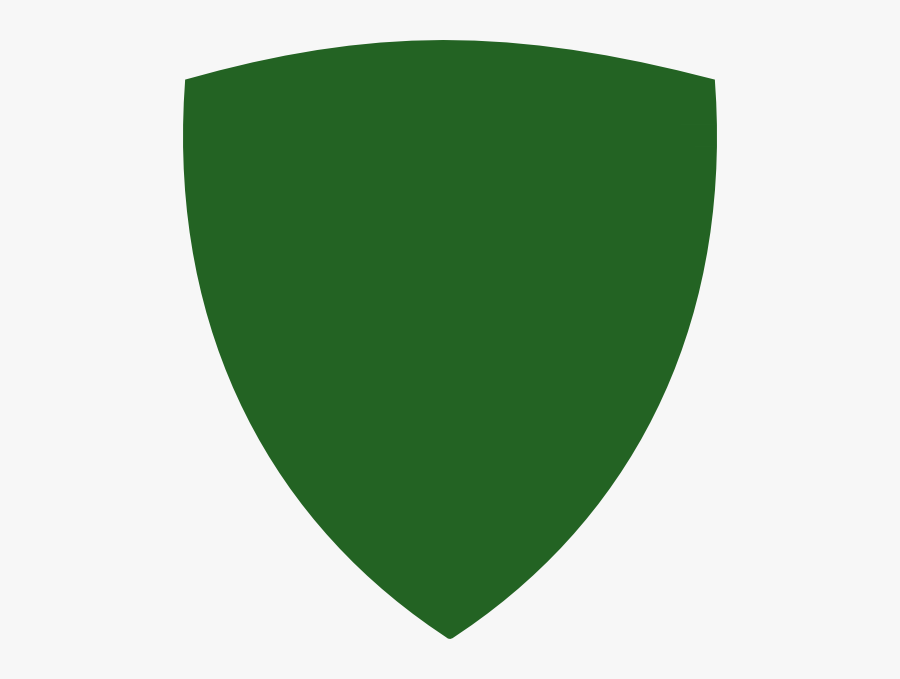 Plain Green Shield, Transparent Clipart