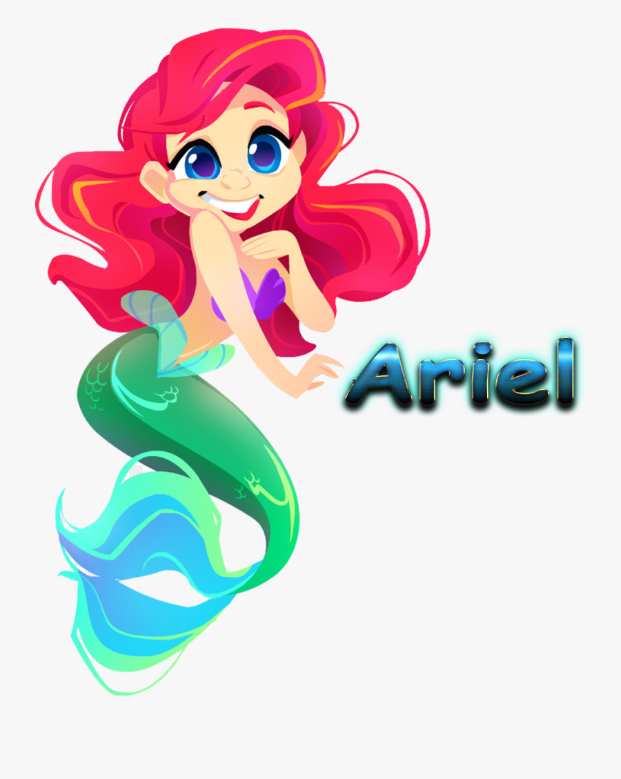The Little Mermaid - Ariel Mermaid Fan Art Png, Transparent Clipart