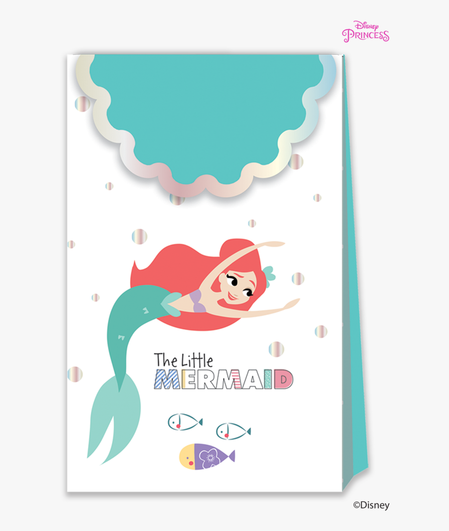 Clip Art Mermaid Paper - Ariel Under The Sea Banner, Transparent Clipart