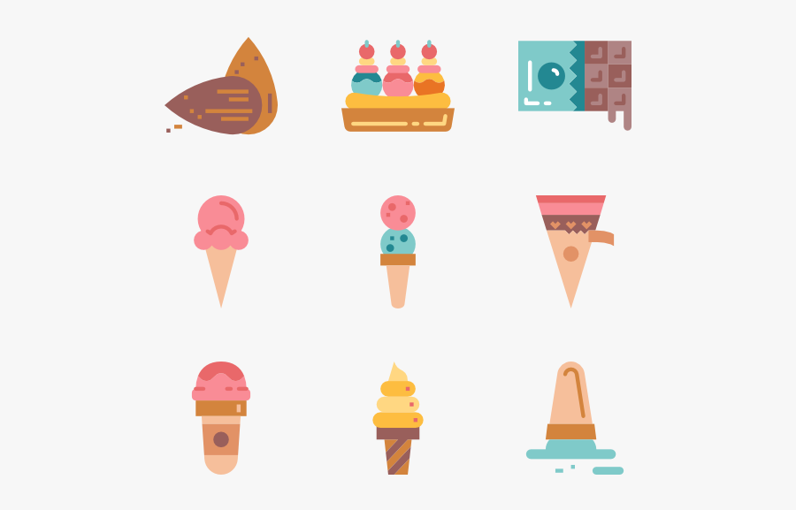 Ice Cream - Ice Cream Cone, Transparent Clipart