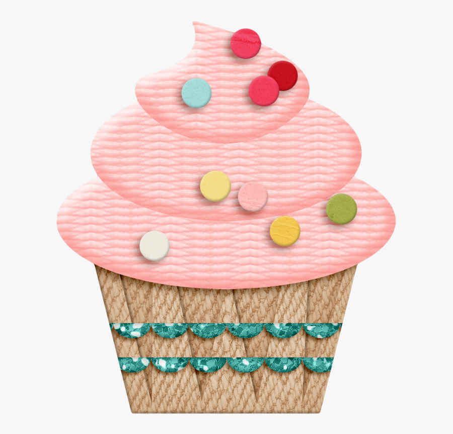 Transparent Collage Clipart - Cupcake, Transparent Clipart