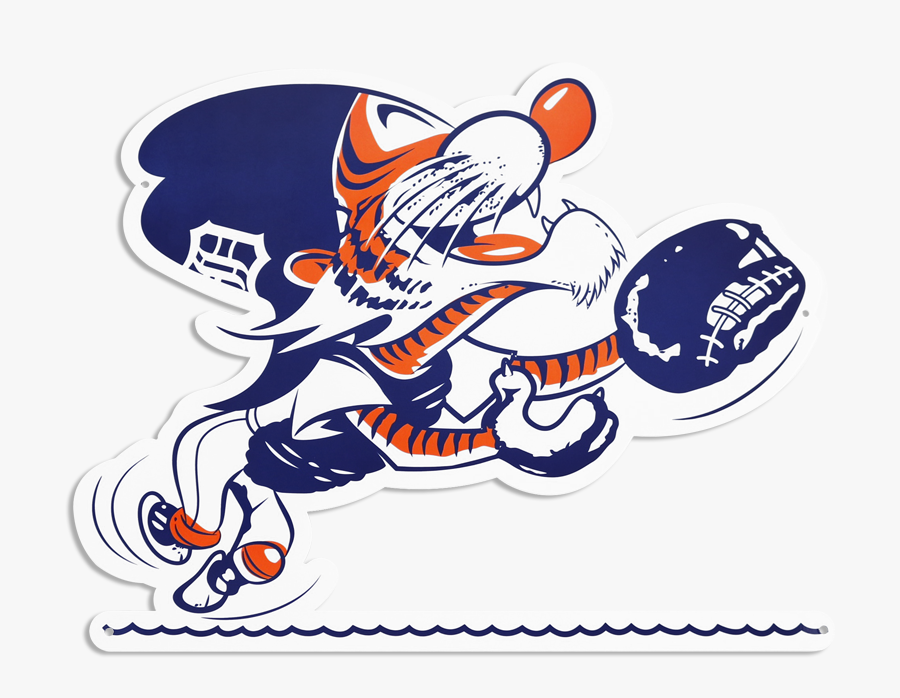 Authentic Street Signs Detroit Tigers Catcher Kitty - Detroit Tigers Transparent, Transparent Clipart