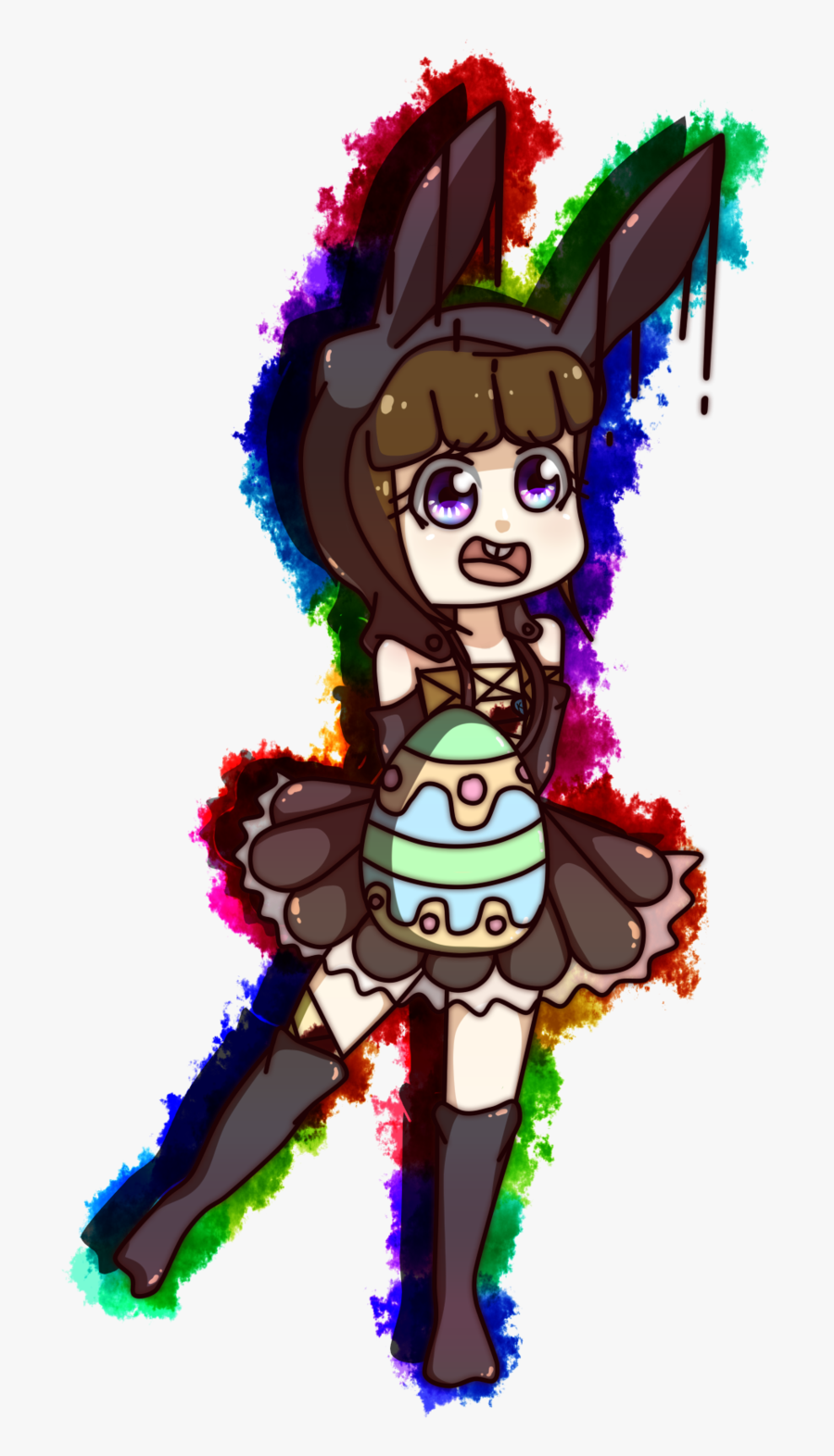 By Nekonaka-chan On Clipart Library - Cartoon, Transparent Clipart