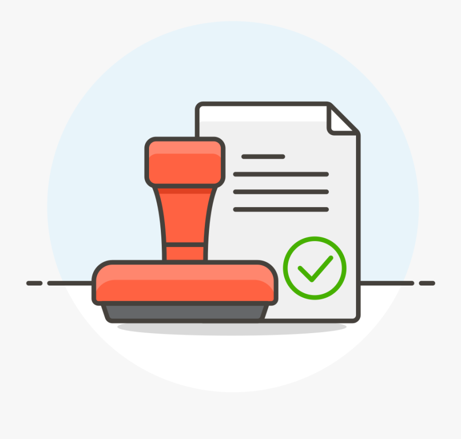 Stamp On Document Clipart, Transparent Clipart