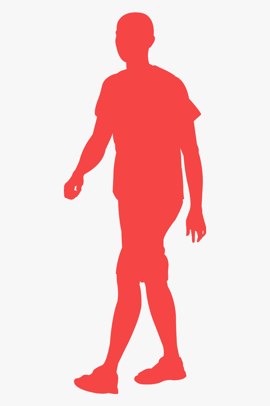 Silhouette Homme Marche, Transparent Clipart