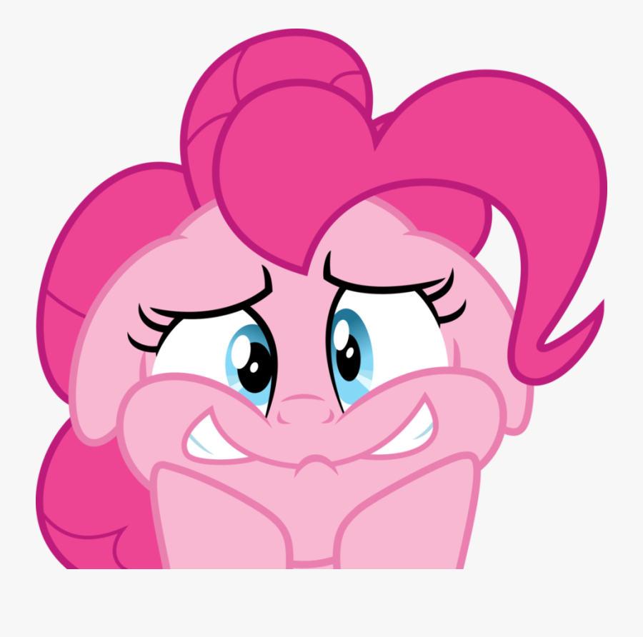 Pie Clipart Face Png - Pinkie Pie Trying To Keep A Secret, Transparent Clipart