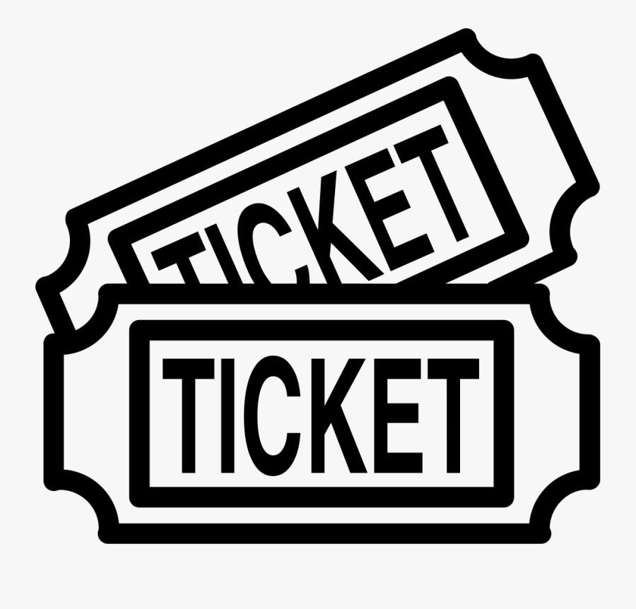 Cinema Tickets For A Couple - Ticket De Cine Para Editar, Transparent Clipart