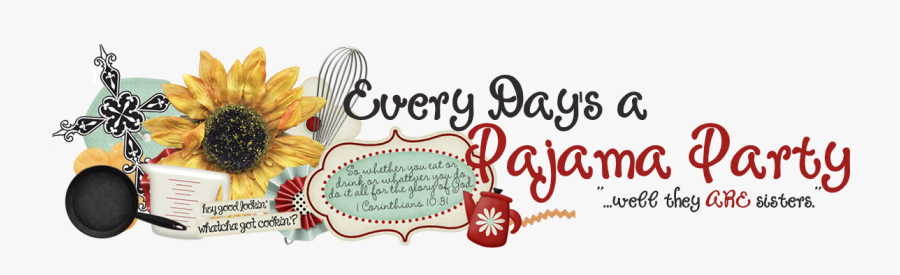 Every Day"s A Pajama Party - Illustration, Transparent Clipart
