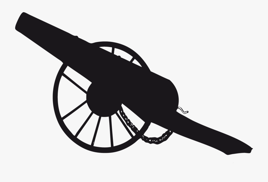 Pinup Girl On Cannon, Transparent Clipart